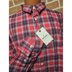UNTUCKit‎ Men's Shirt XXL Regular Tall Long Sleeve Button-Up Plaid Casual Dad